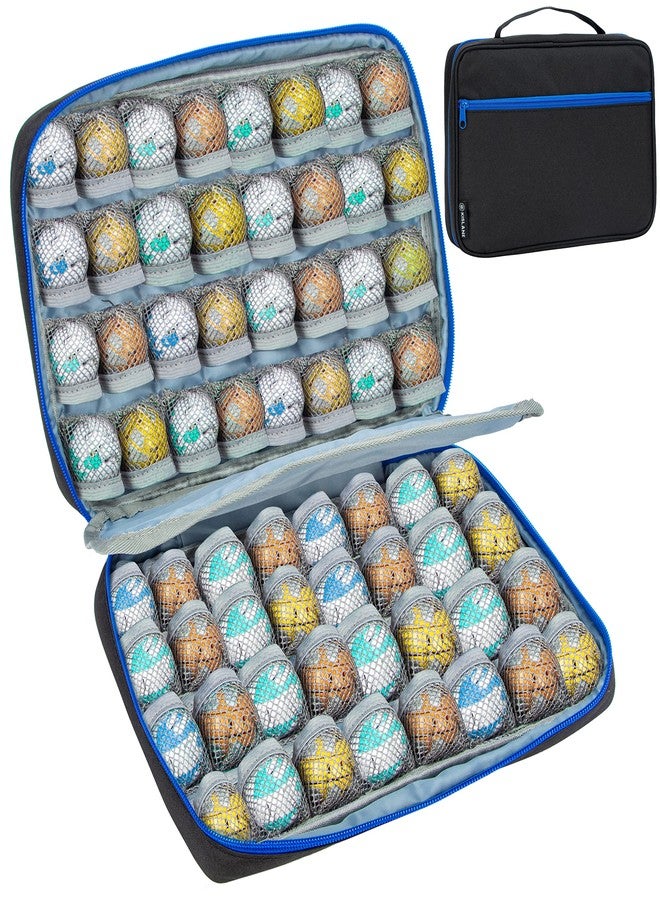 KISLANE Carrying Case Compatible with 64 Bakugan Figures, Case Compatible with Bakugan Accessories, Bag Only (Black) - Image 1